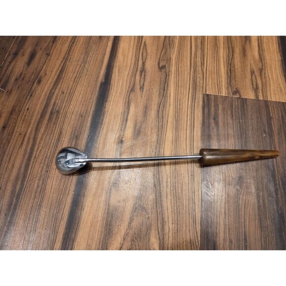 Swirled Butterscotch Rootbeer Bakelite Bar Cocktail Long Mixing Spoon MCM - Picture 6 of 7